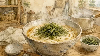 あおさうどんで磯の香りが弱くなる原因と後入れで残す手順　つゆ温度の目安も整理
