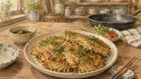 えのき焼きをカリッと仕上げる片栗粉・青のりの量と水分飛ばしの焼き方